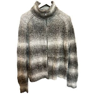 Banana Republic Mens Wool Blend Knit Sweater Cardigan Size L Preppy Academia